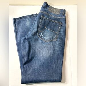 Rocawear Jeans Men’s 36x32‎ Classic Fit Dark Wash Denim  Hip Hop Streetwear